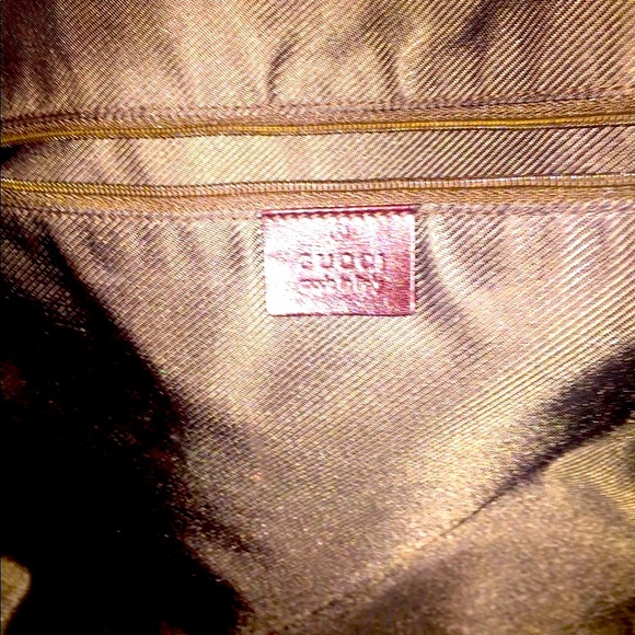 🍒GUCCI🍒 Large Horsebit Canvas/Brown Leather Beach/Shoulder Bag - Picture 11 of 13